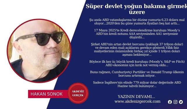 Süper devlet yoğun bakıma girmek üzere