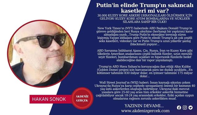 Putin'in elinde Trump'ın sakıncalı kasetleri mi var?